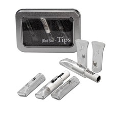 Black Leaf Glass Roach Tips in