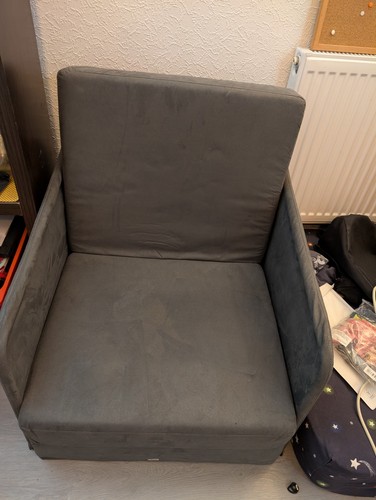 Homcom grey compact - compact, chair