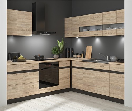 Corner kitchen cabinet set - set, 11