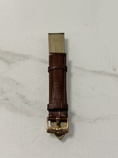 New 18mm Omega Brown Leather