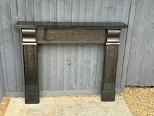 Black Granite Fireplace Surround Stunning example with suporting Corbels R88