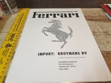 1979  FERRARI DUTCH  Sales Brochure 308 GT4 GTB GTS , 400GT , BB512 , 312T