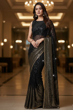 Georgette silk double ton