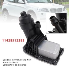 Oil Cooler Oil Filter Housing & Gaskets 11428512283 For BMW X3 F25 2009-2017