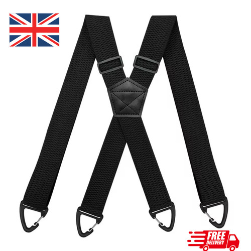Heavy duty elastic suspenders - elastic,