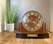 LARGE ANTIQUE ART DECO OAK