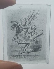 Stained Glass White Rabbit