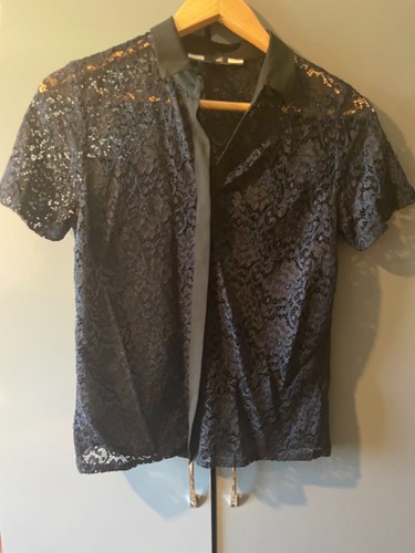 Next blue black front - front, lace