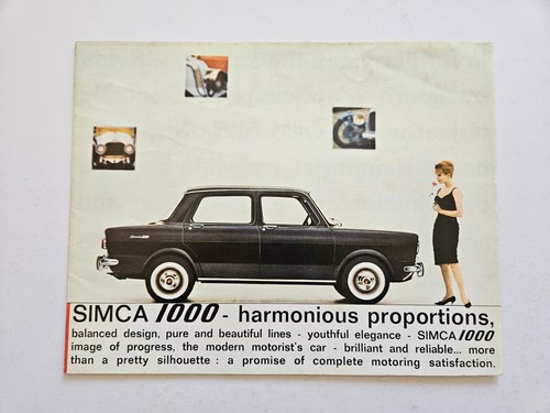 Simca 1000 sales brochure - simca,