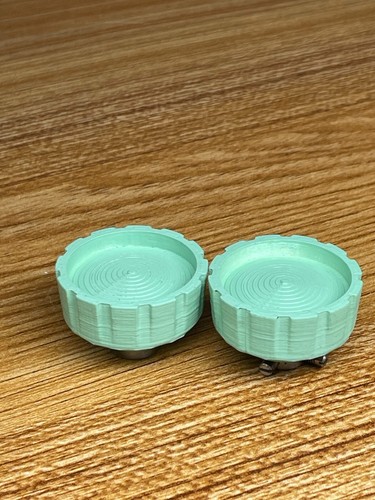 Green left and right knob - and,