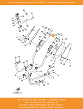 YAMAHA Muffler 1, 5VK-E4711-30