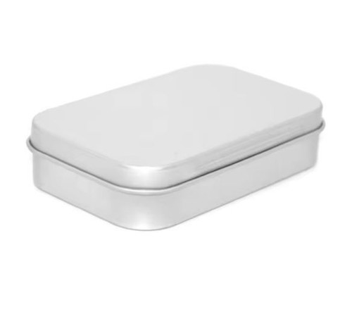 Small metal tin storage - small,