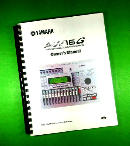Owners manual for yamaha aw16g - manual,