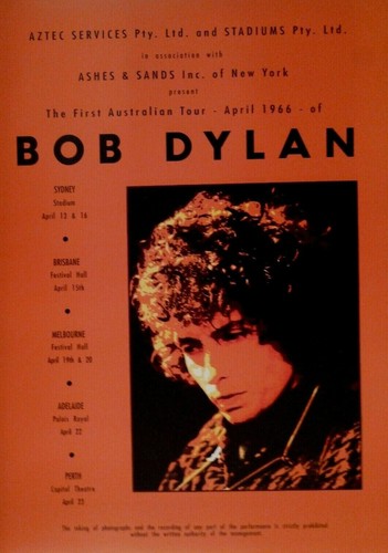 Bob dylan concert promotional - dylan,