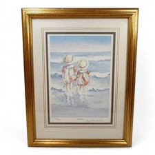 "Paddling" by Faye Whittaker Numbered & Signed Art Print 2191/2450 - Preloved