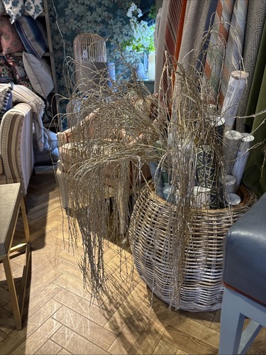 Gold curly willow branch - willow, 110cm