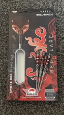 Bulls NL Smoke Red Flare 90% Tungsten Darts 23g With OMEGA 38mm Spartan Points