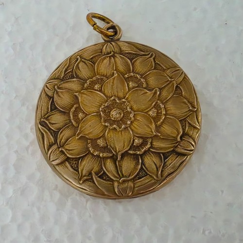 Antique round locket - antique,