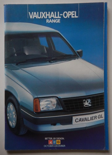 Vauxhall opel orig 1984 - opel, uk