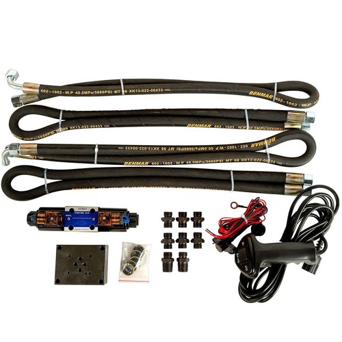Hydraulic winch installation - hydraulic,