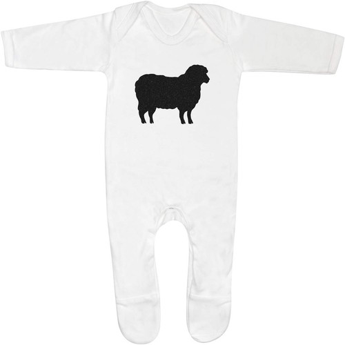Sheep silhouette baby - silhouette',