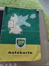 Vintage BP Autokarte Deutschland Blatt 3 Large Folding Road Map Germany Area 3