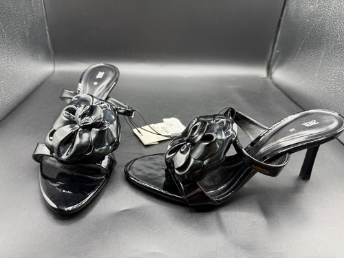 Zara women black patent - zara,