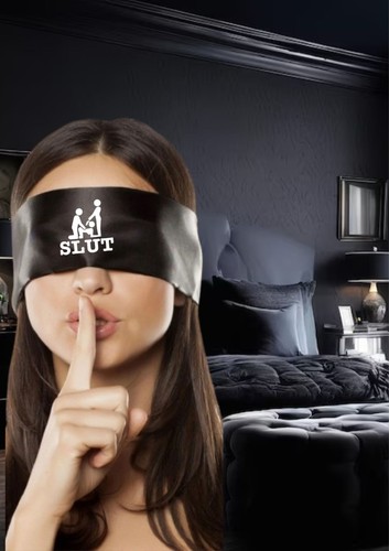 Slut blindfold bondage - slut,