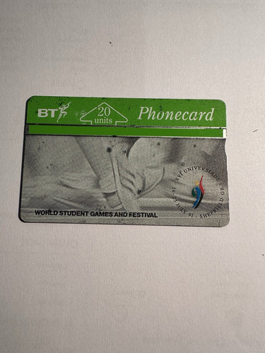 Units phonecard rare - units,