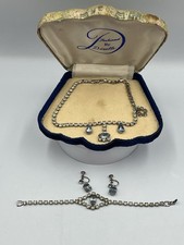 Vintage Blue Rhinestone