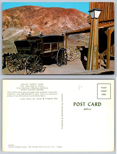 Calico ghost town - town, horse
