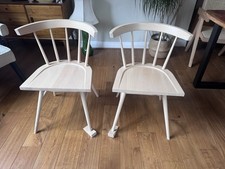 X2 IKEA X OFF WHITE CHAIRS