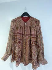 Stunning Maxmara Studio Silk Blouse Size 10 Excellent Condition