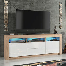 160cm Modern TV Unit | Cabinet Stand | High Gloss/Matt Doors | Free LED