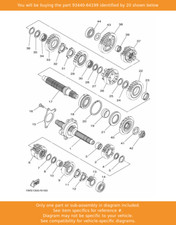 YAMAHA Circlip, 93440-64199
