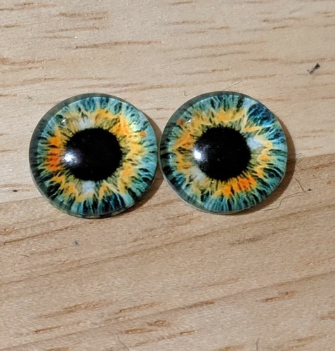 Grey amber glass - glass, eyes