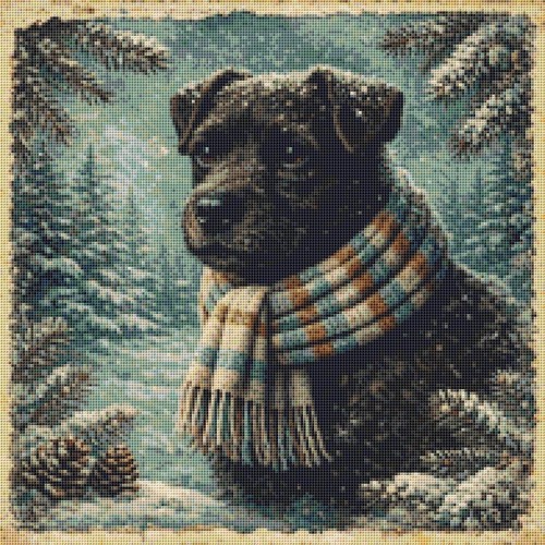 Patterdale terrier puppy dog - terrier,