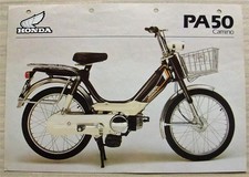 HONDA PA50 Camino Motorcycle Sales Specification Leaflet c1980