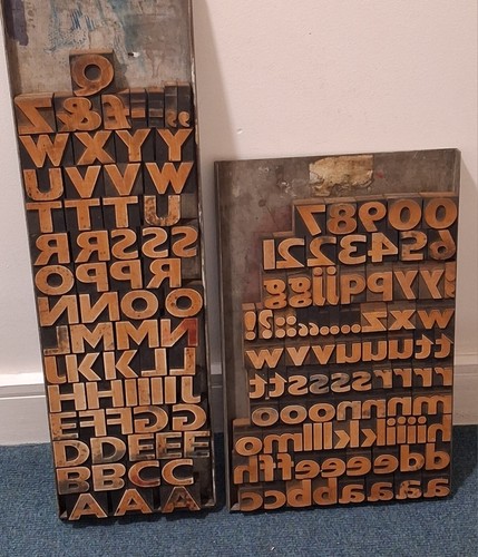 Wooden letterpress printers - letterpress,