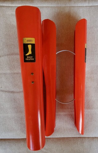 Vintage dasco boot shapers red - dasco,