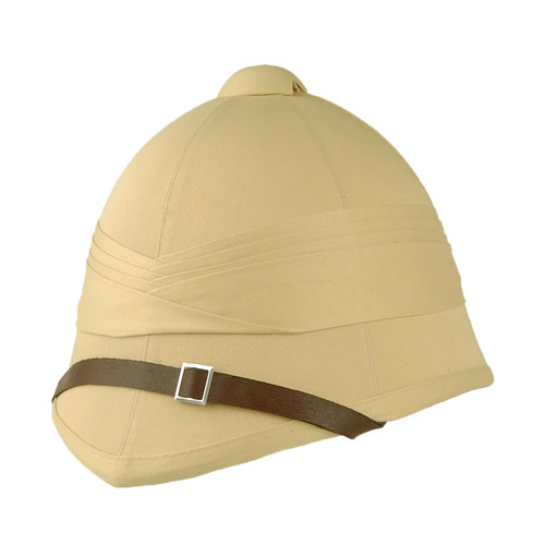 British pith helmet khaki - british,