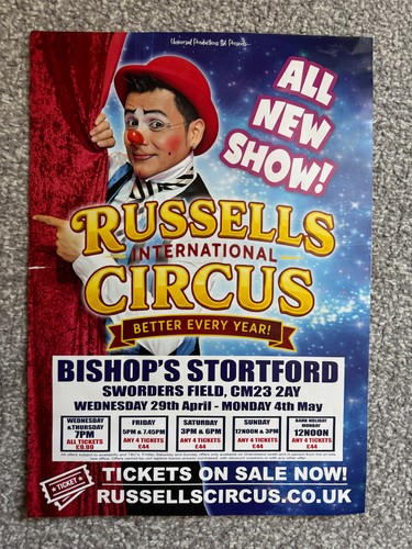 Russell circus poster - russell's,