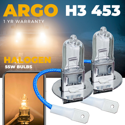 453 halogen bulb - 2, h3
