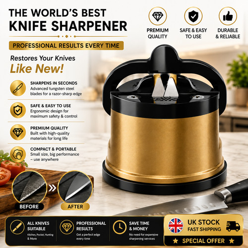 Global gold world best knife - gold, world's