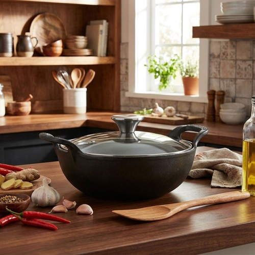 Cast iron casserole - 6l,