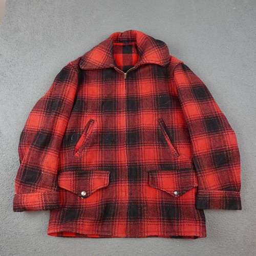 Vintage wool plaid jacket - plaid,