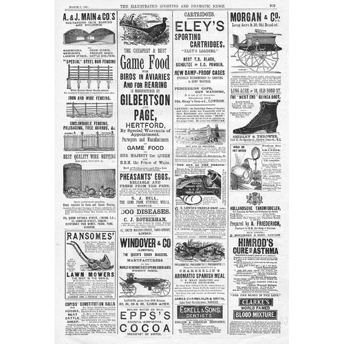 Victorian adverts steel - victorian,