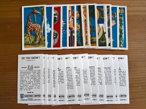 Ringtons tea trade cards do - tea,
