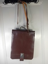 Czech Army Brown Leather Map Case Leather Folder Bag Military 