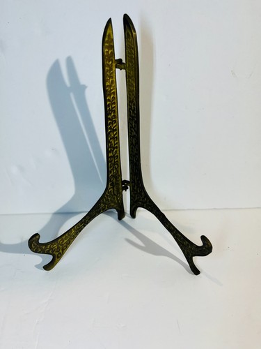 Antique brass folding display - brass,